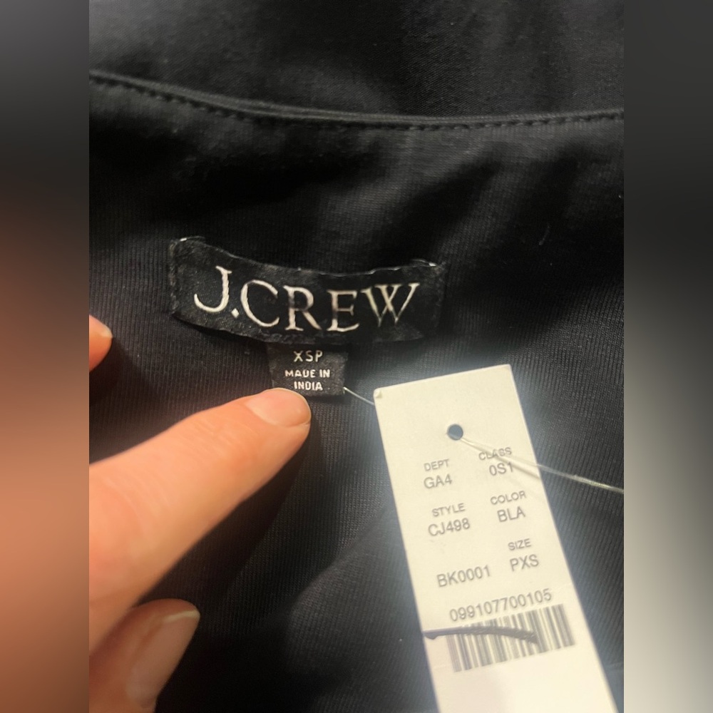 J.Crew Petite drop-waist mixy dress - Picture 9 of 9